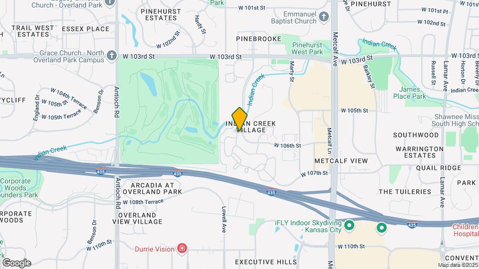 Lodge of Overland Park Map and Location Details