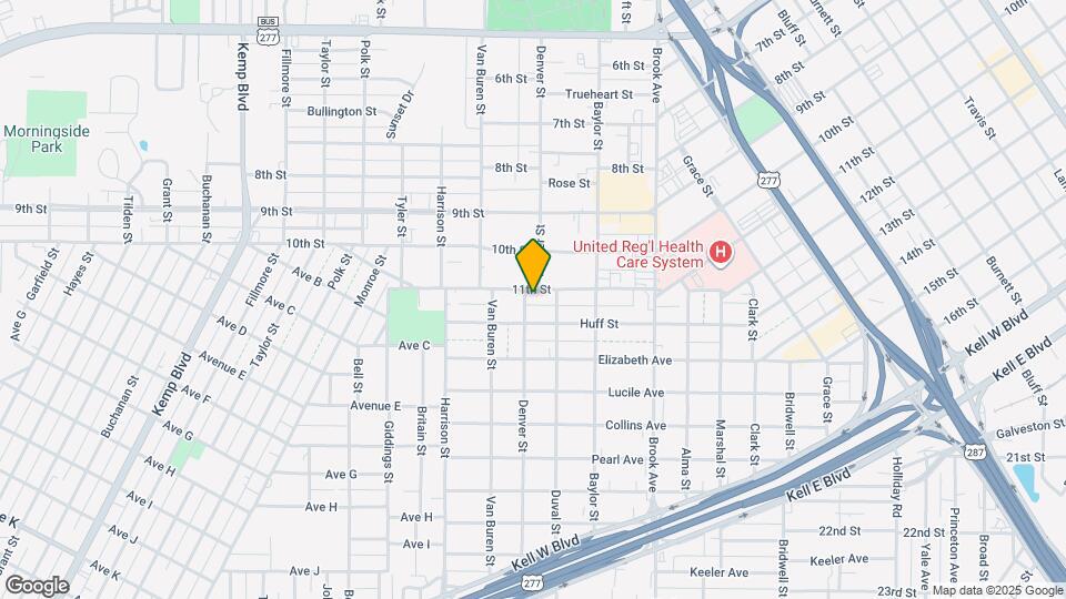 1825-1811 11th St Map and Location Details