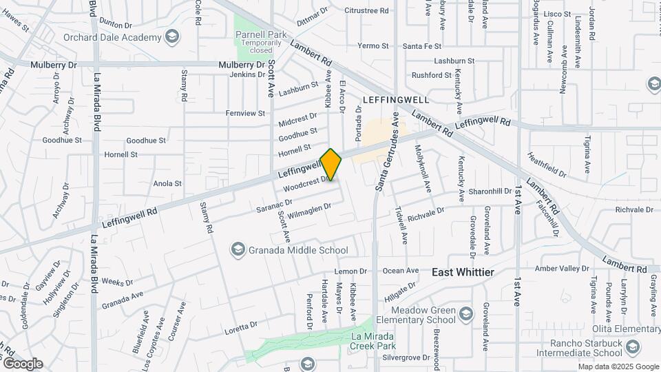 15535 Saranac Dr Mapa y Detalles de la Ubicación