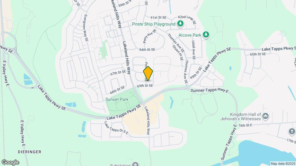 6808 Perry Ave SE Map and Location Details