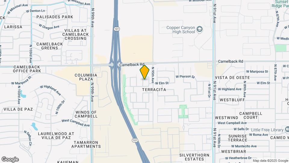 4815 N 95th Ln Map and Location Details