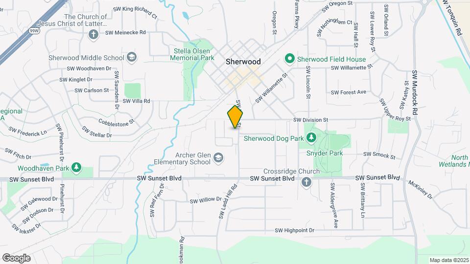 785 S Sherwood Blvd Map and Location Details