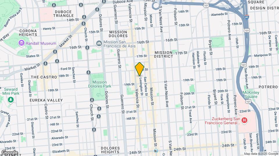 156 Lexington St Mapa y Detalles de la Ubicación