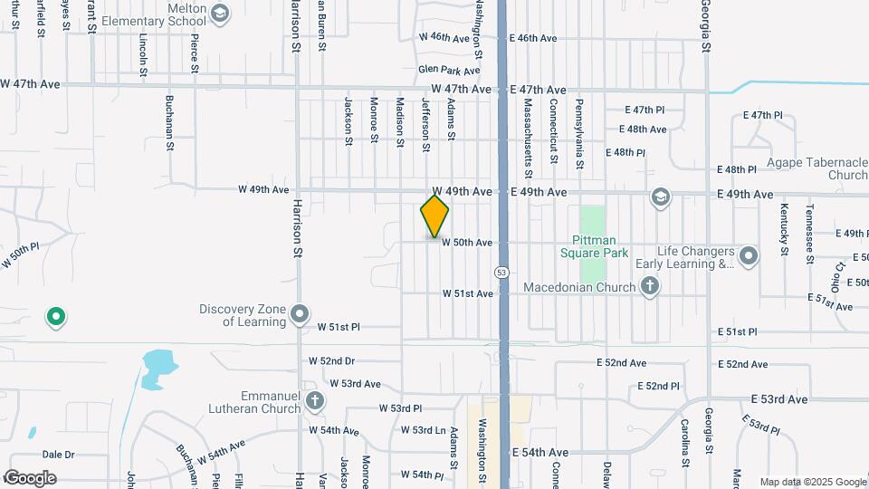 5005 Jefferson St Map and Location Details