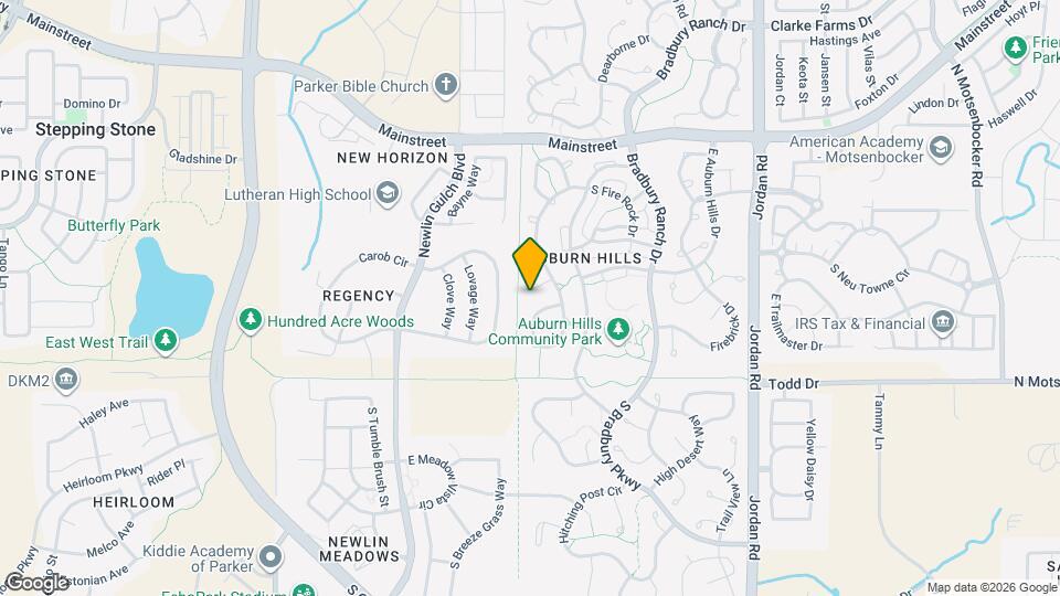 16116 E Wigeon Pl Map and Location Details