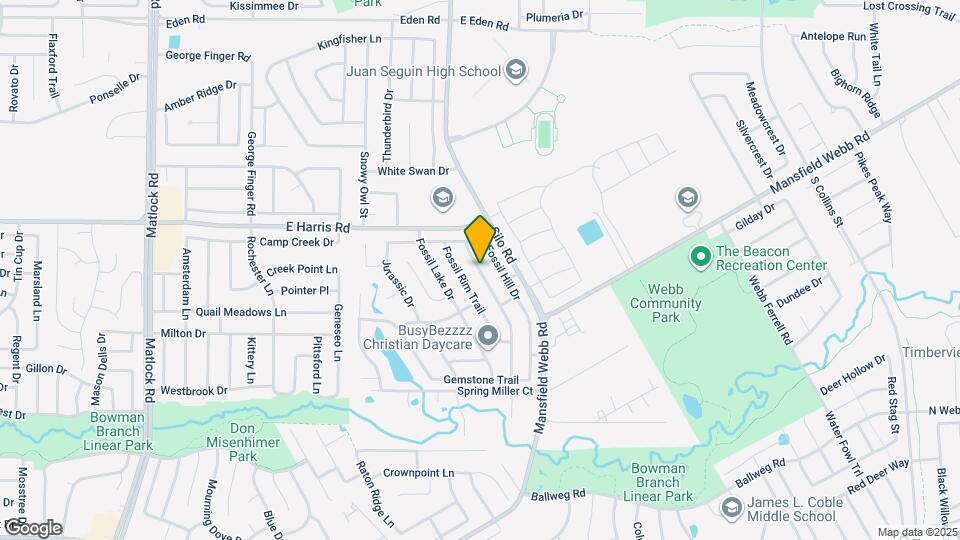 7213 Fossil Garden Dr Map and Location Details