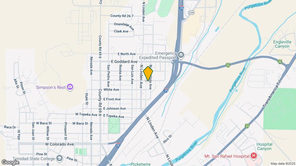 1419 Buena Vista St Map and Location Details