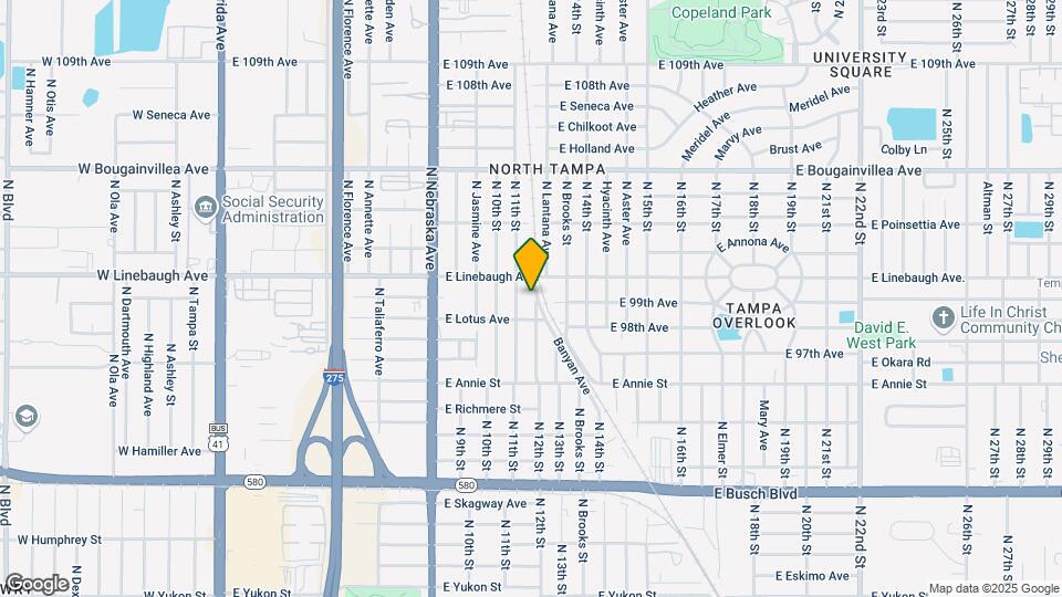 9816 N 12th St Map and Location Details