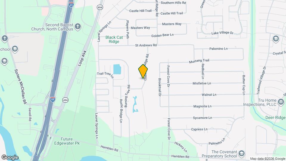 1419 Chestnut Ridge Rd Map and Location Details
