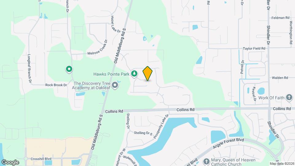 9215 Hawks Haven Ct Map and Location Details