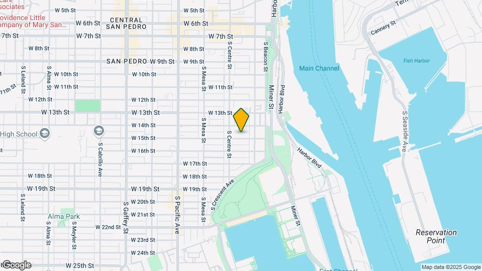 250 W 15th St Map and Location Details