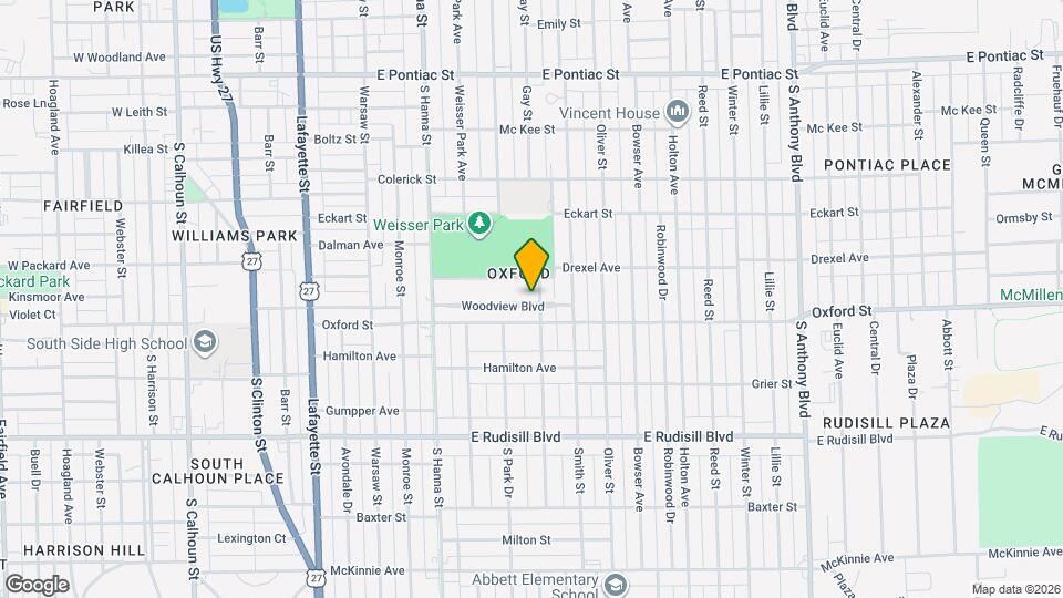 931 Woodview Blvd Map and Location Details