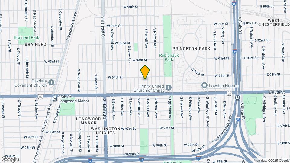 9412 S Parnell Ave Map and Location Details