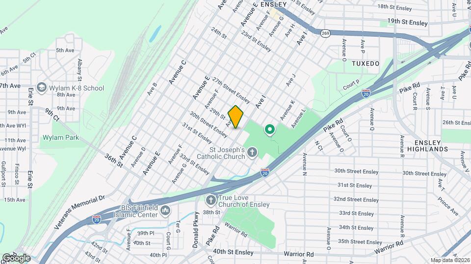 2908 Ave I Map and Location Details