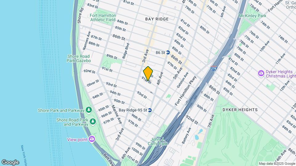 346 91st St Map and Location Details