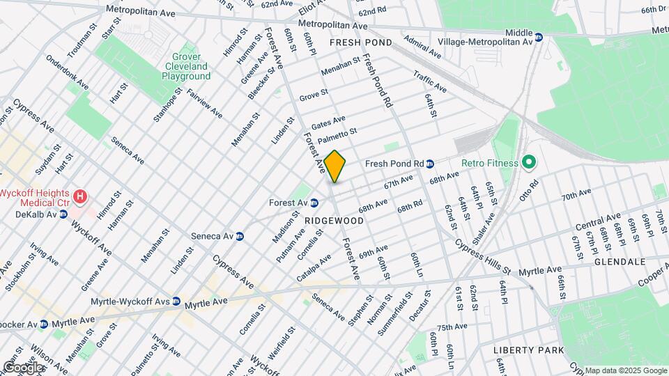 6683 Forest Ave Map and Location Details