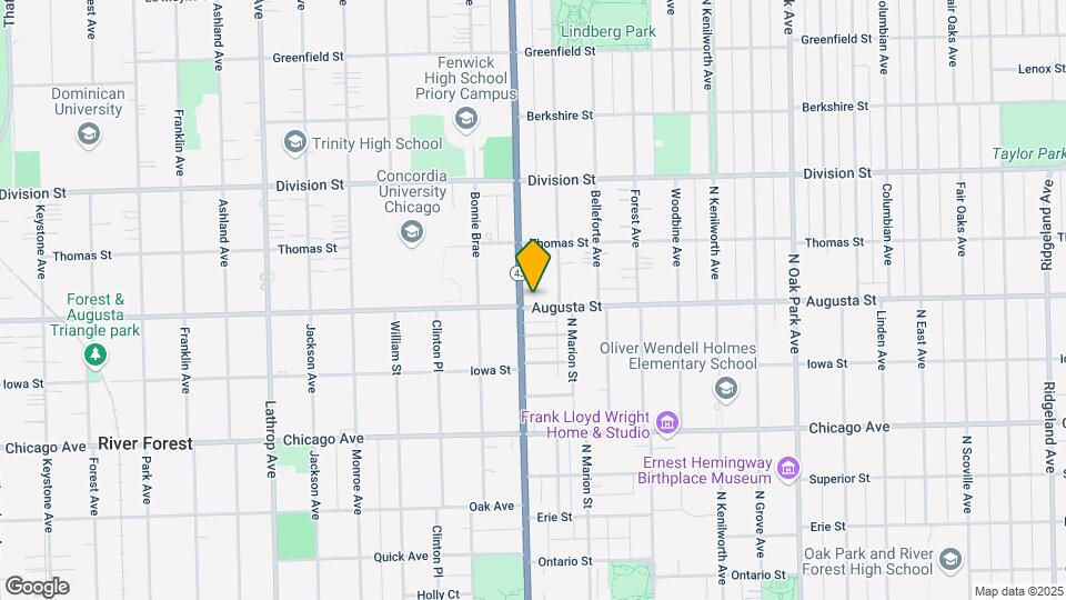 1001 N Harlem Ave, Unit 1001 1c Map and Location Details