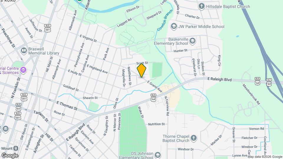 1129 E Grand Ave Map and Location Details