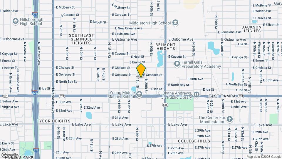 1906 E North Bay St Map and Location Details