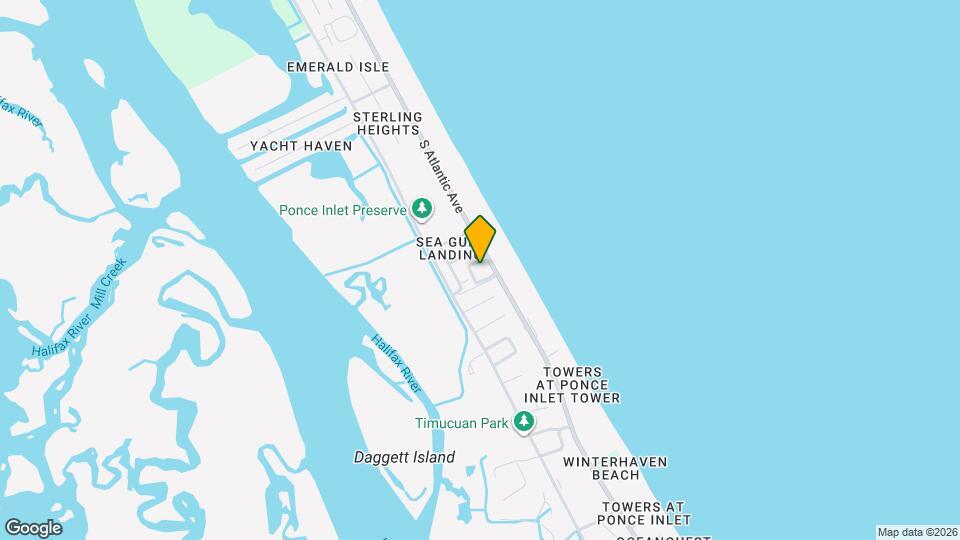 4454 S Atlantic Ave Map and Location Details