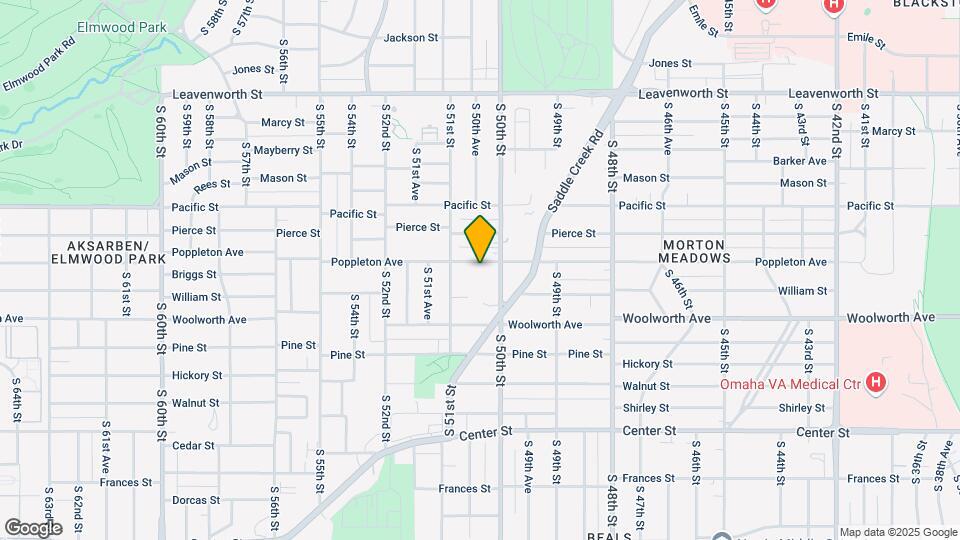 5015 Poppleton Ave Map and Location Details