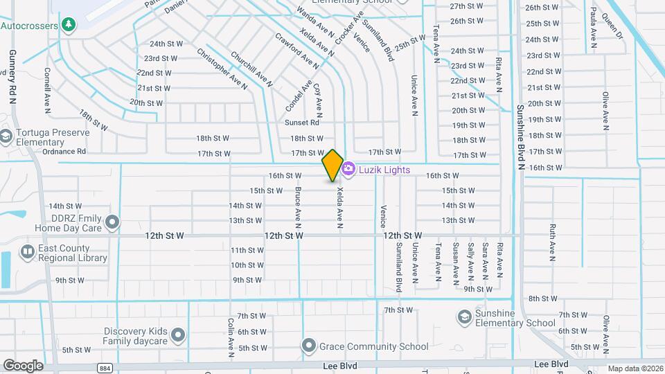 3718 15th St W Map and Location Details