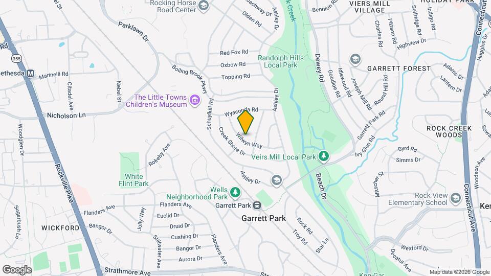 11501 Monongahela Dr Map and Location Details