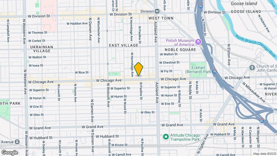 1700-1708 W Chicago Ave Mapa y Detalles de la Ubicación