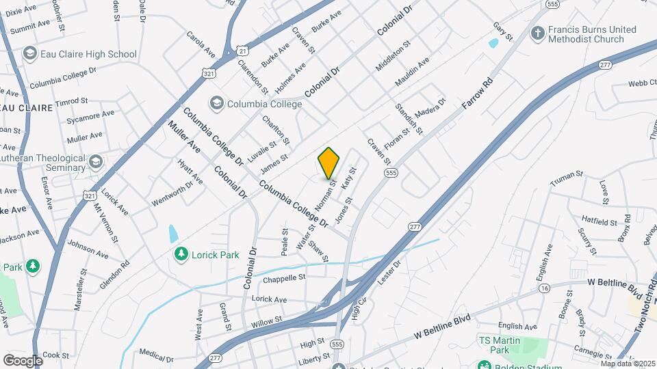 4821 Norman St Map and Location Details