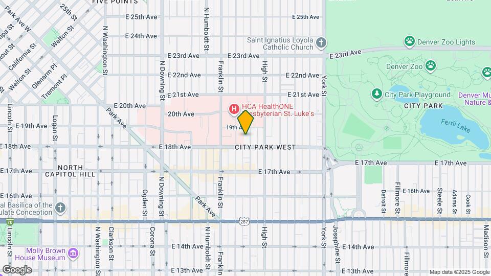 1833 N Williams St, Unit 303 Map and Location Details