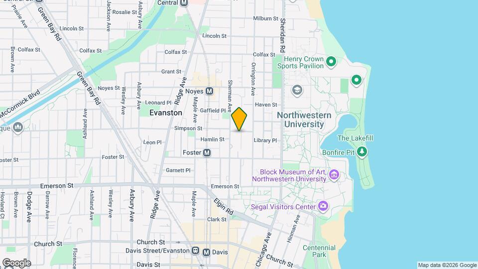 718 Simpson St Map and Location Details