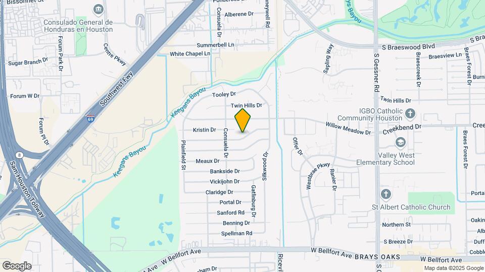 9214 McAfee Dr Map and Location Details