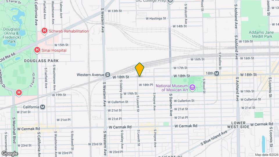 2153 W 18th St, Unit 2153 W 18TH ST Mapa y Detalles de la Ubicación