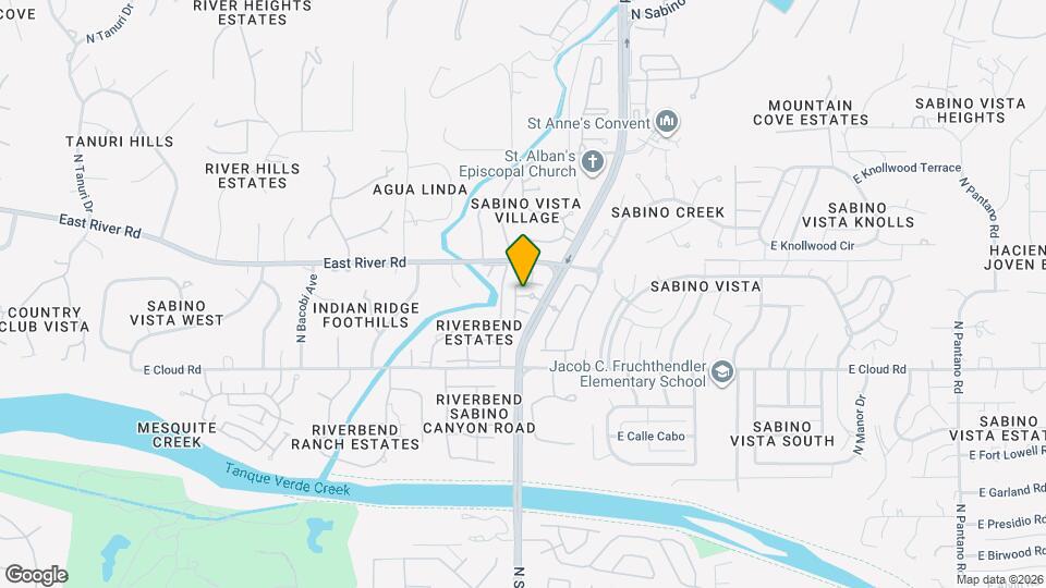 Sabino Vista Apartment Homes Map and Location Details