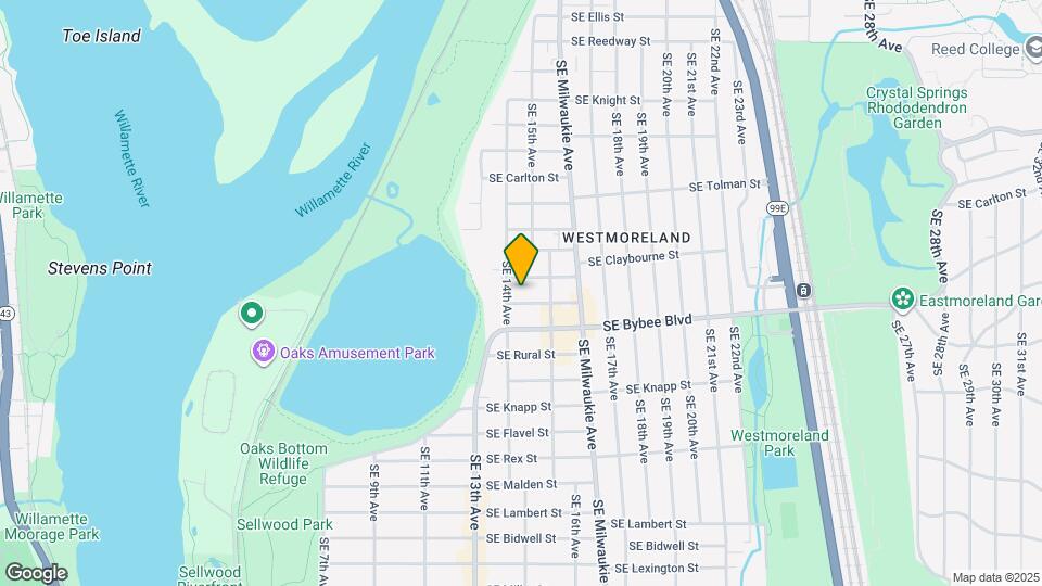 1433 SE Glenwood St Map and Location Details