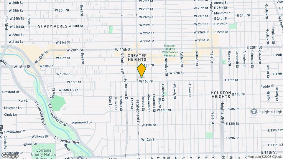 635 W 16th St Mapa y Detalles de la Ubicación