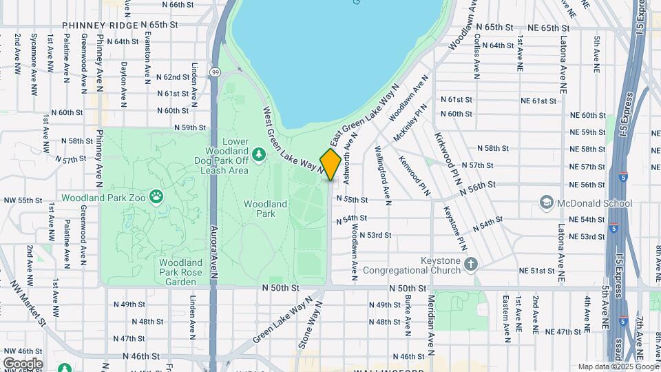 Green Lake South Shore Apts Map and Location Details