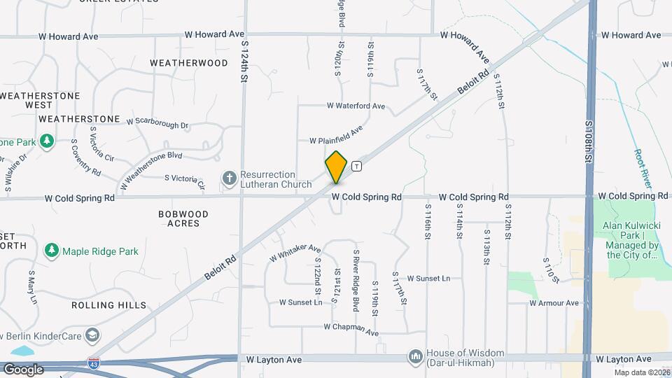 Coldspring Manor Map and Location Details