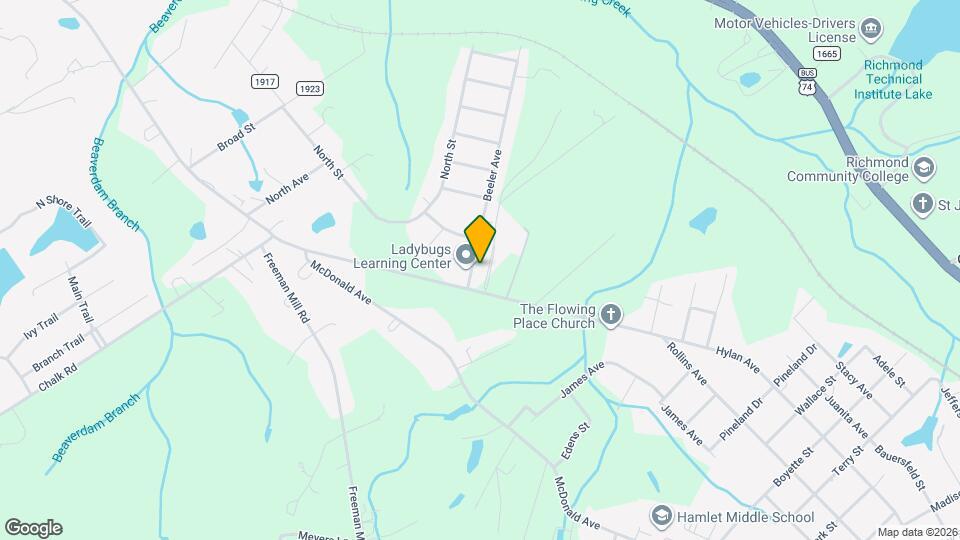 104 Beeler Ave Map and Location Details