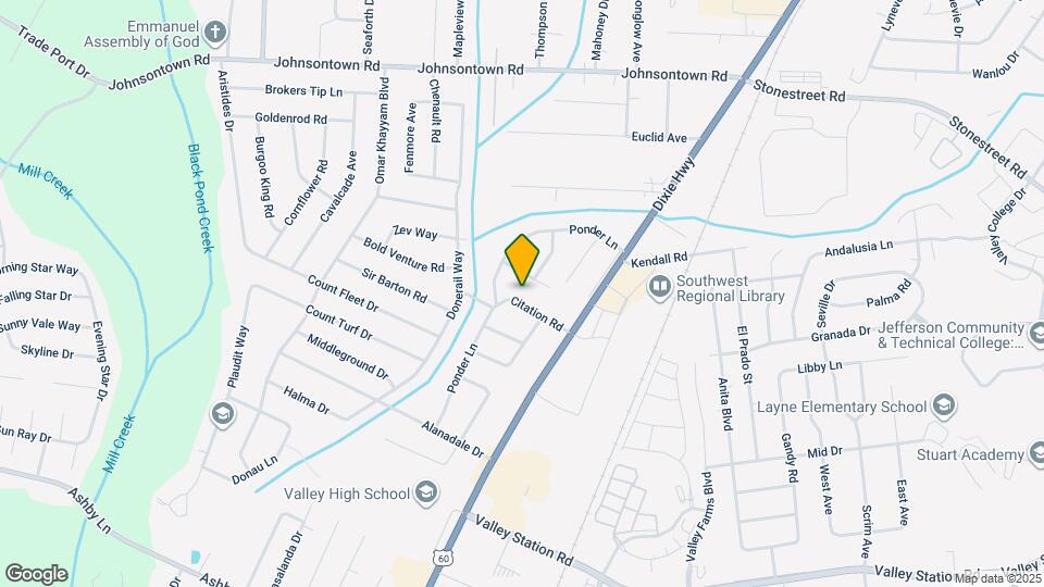 5313 Citation Rd Map and Location Details