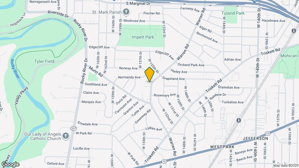 3442 Warren Rd Map and Location Details