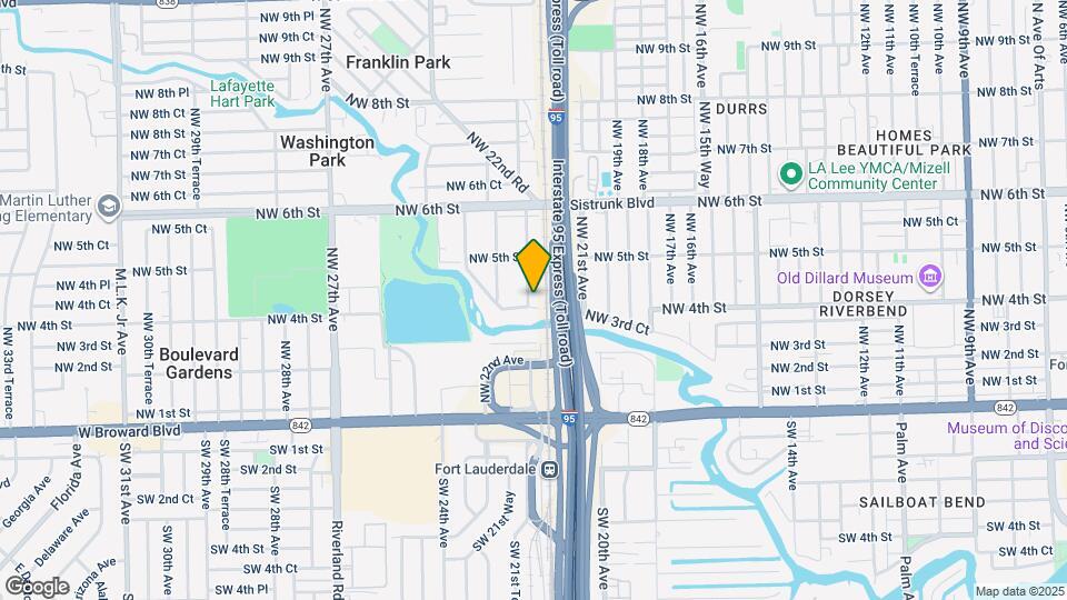 404 NW 21st Terrace Map and Location Details