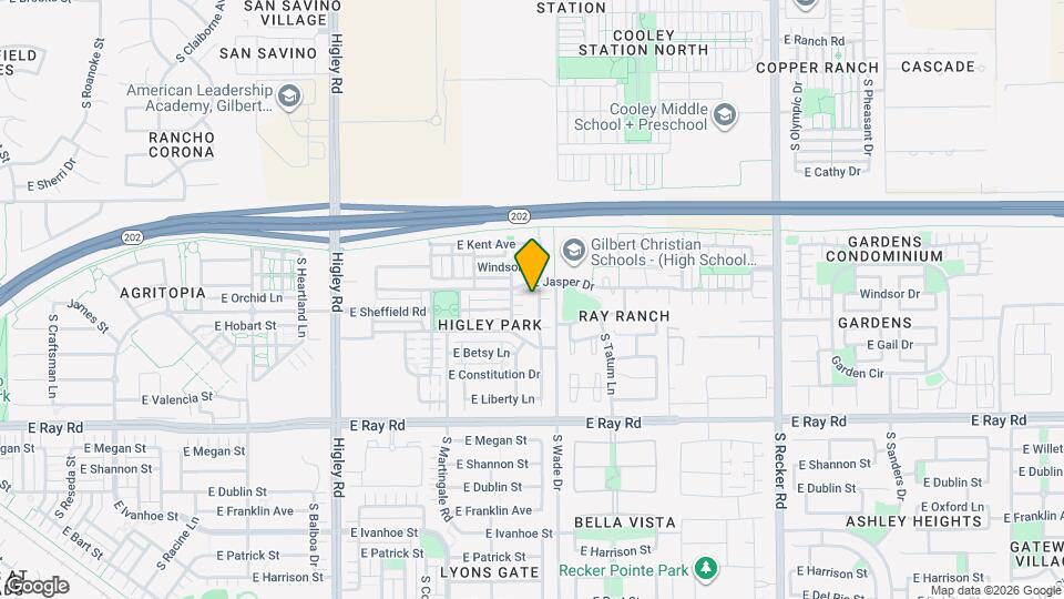 1382 S Ponderosa Dr Map and Location Details