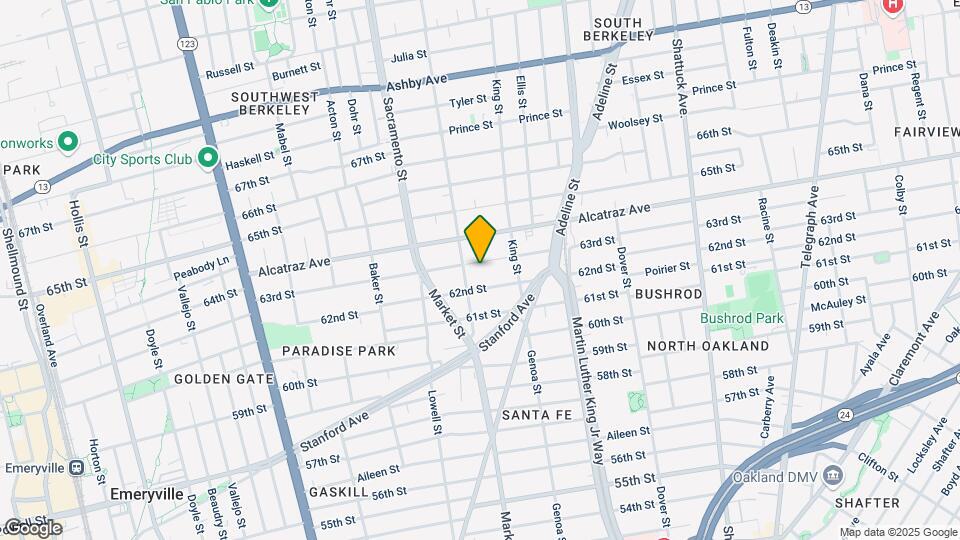 1614 63rd St Map and Location Details