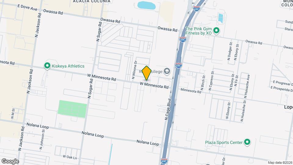 5202 N Hiawatha Dr Map and Location Details