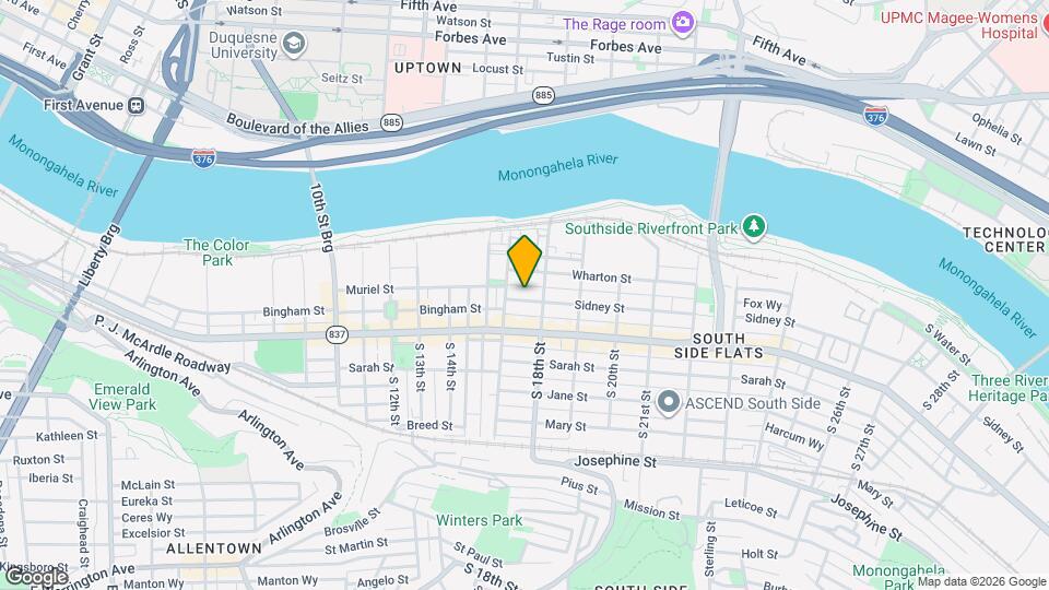 1717 Sidney St Map and Location Details