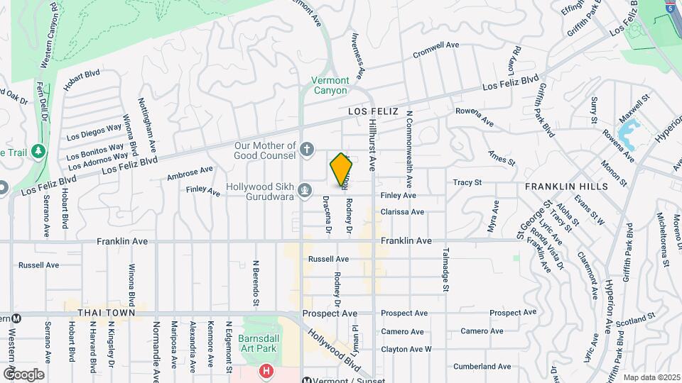 4555 Finley Ave Mapa y Detalles de la Ubicación