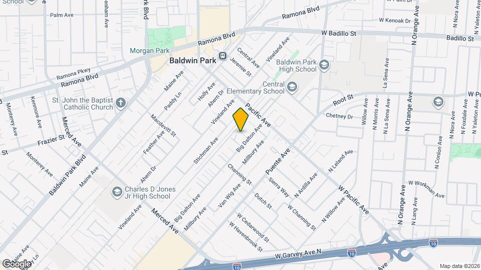 14724 Clydewood St Mapa y Detalles de la Ubicación