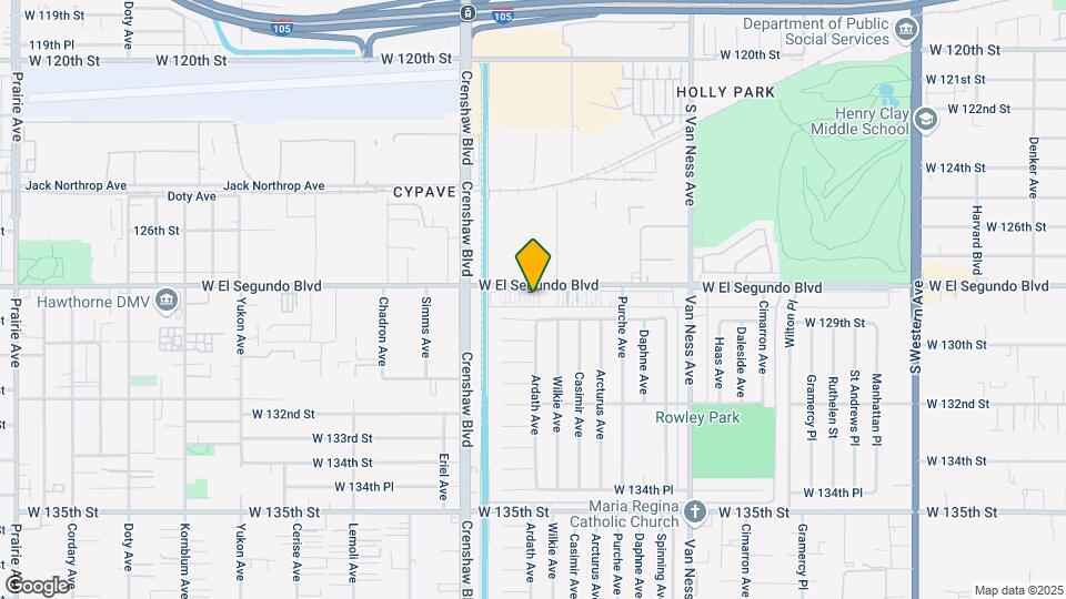 2904 W El Segundo Blvd Map and Location Details