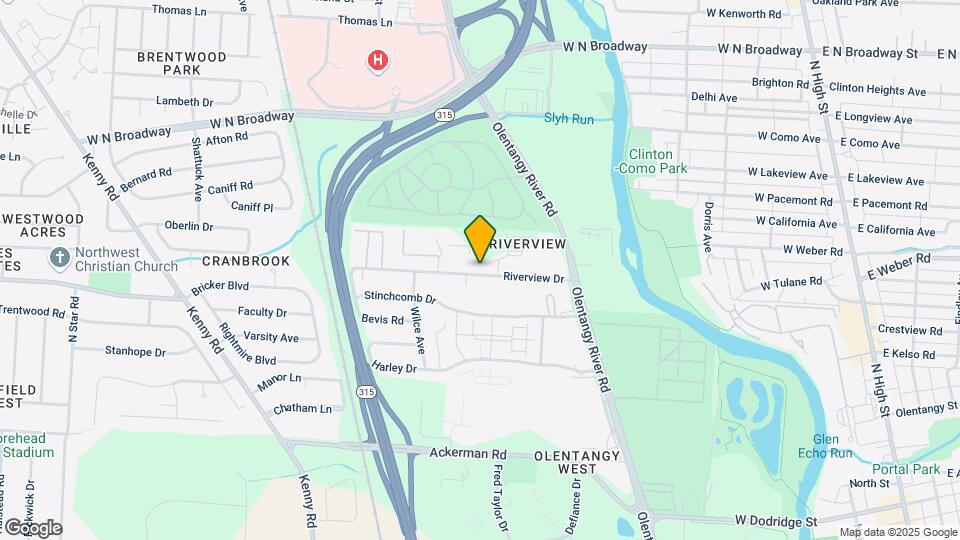 612 Riverview Dr Mapa y Detalles de la Ubicación
